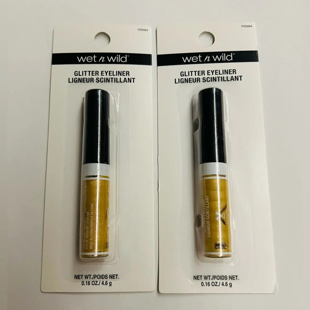 2 New Wet n Wild Gold Glitter Eyeliner